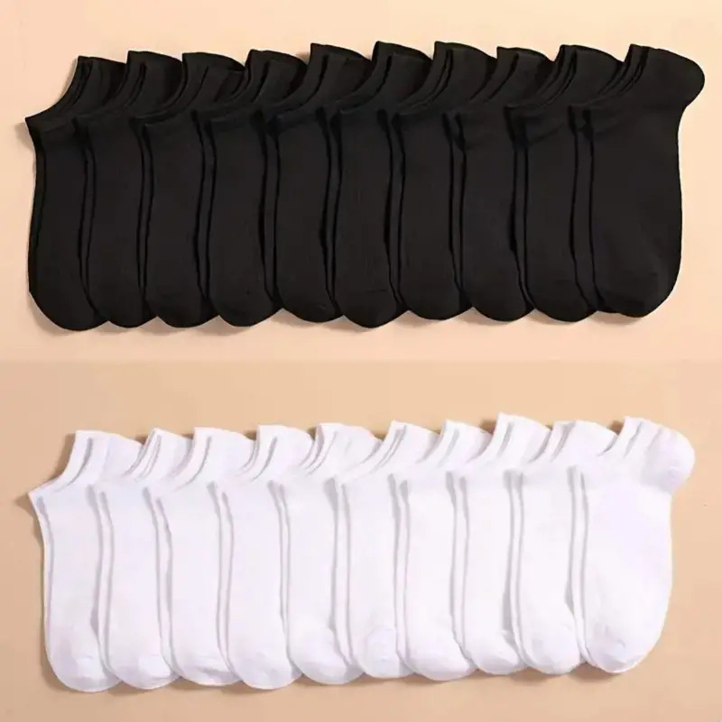 10 пар черно-белых носков-неви – обзор и цена Ankle Sock Low Cut